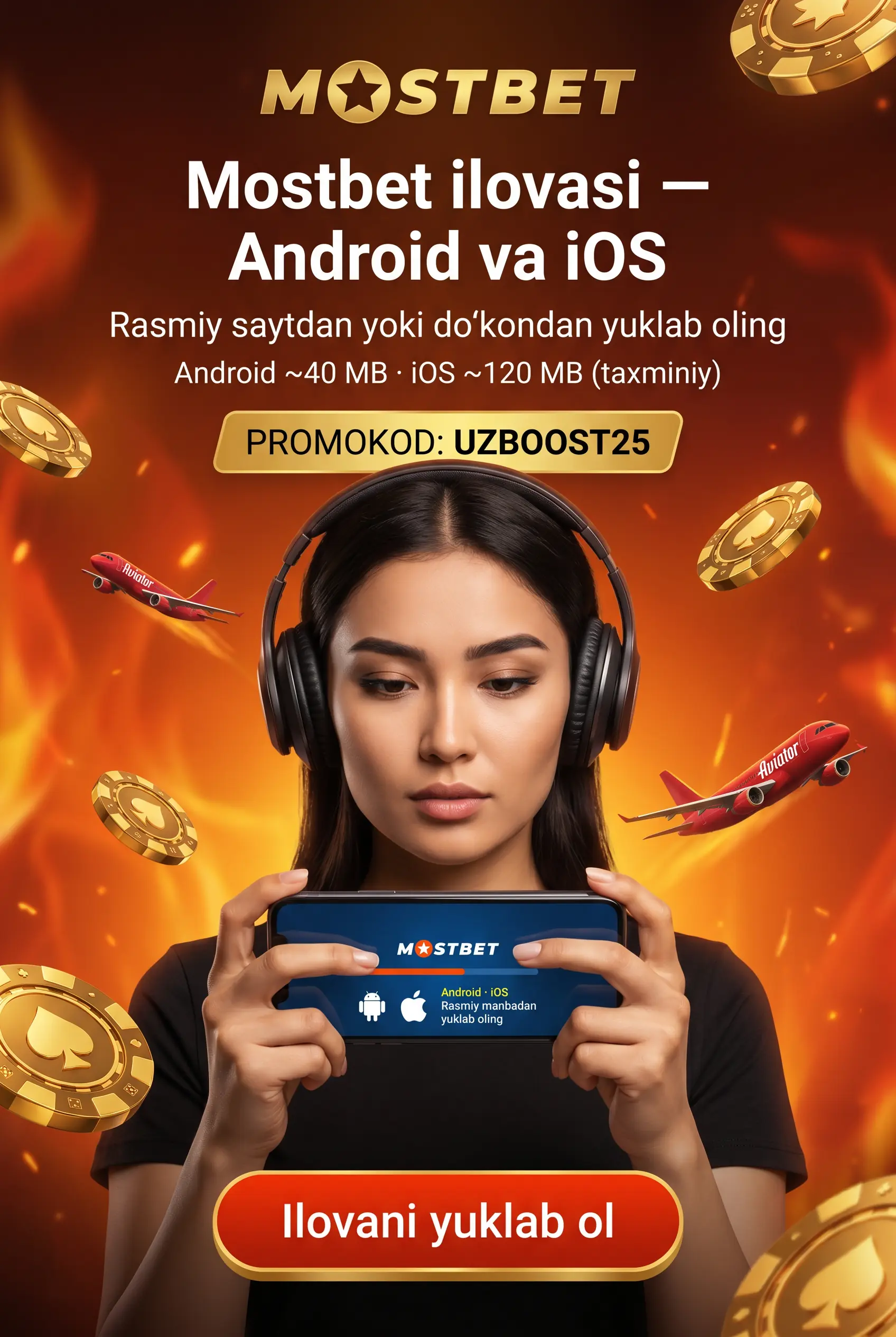 Mostbet mobil ilovasi