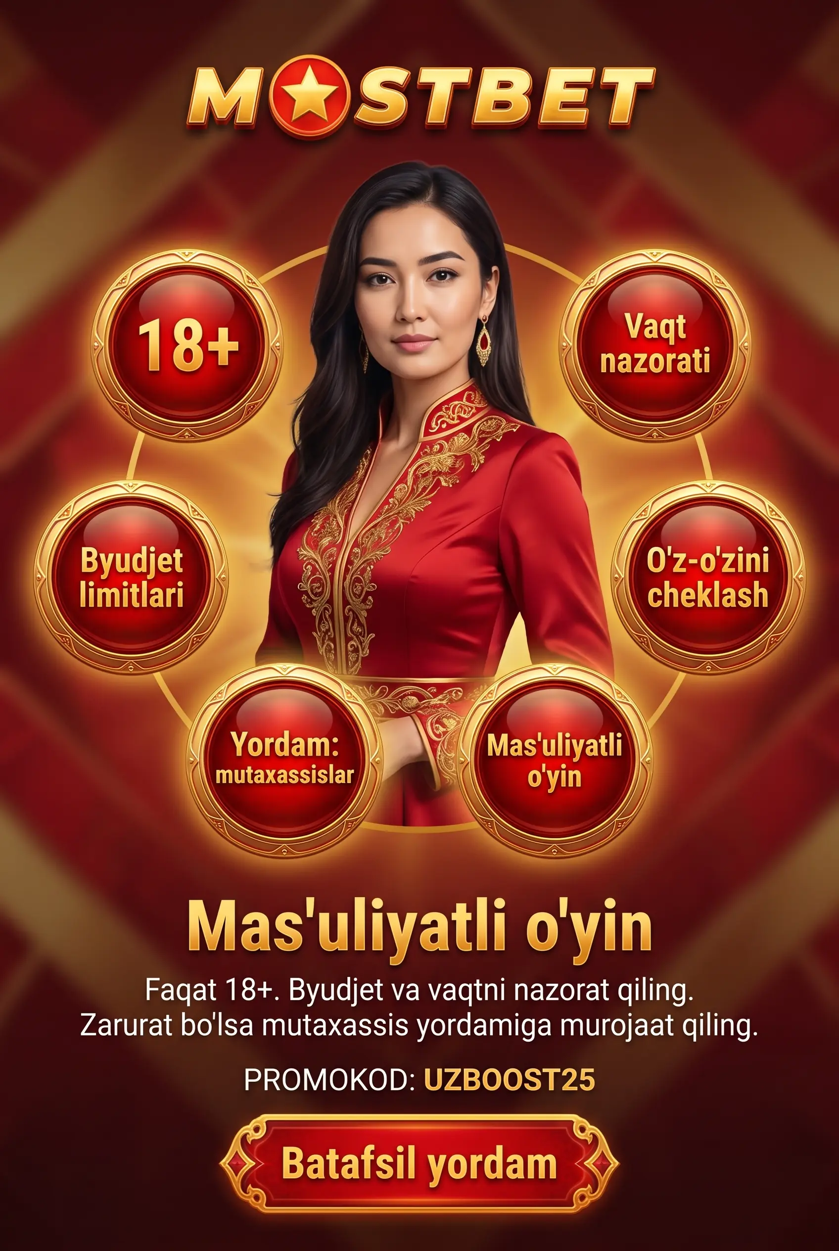 Responsible Gaming bo'limi