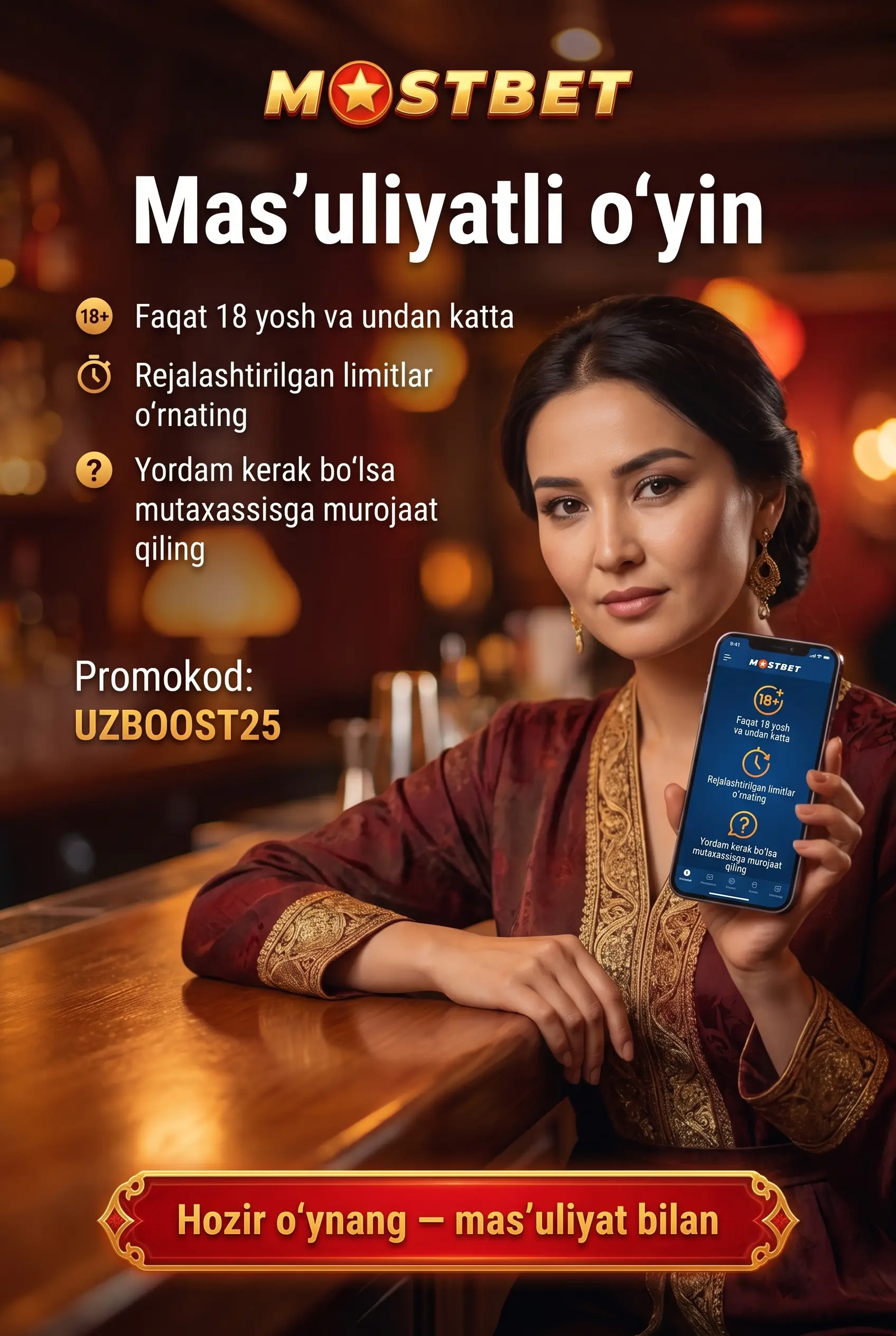 Responsible Gaming mas'uliyatli o'yin