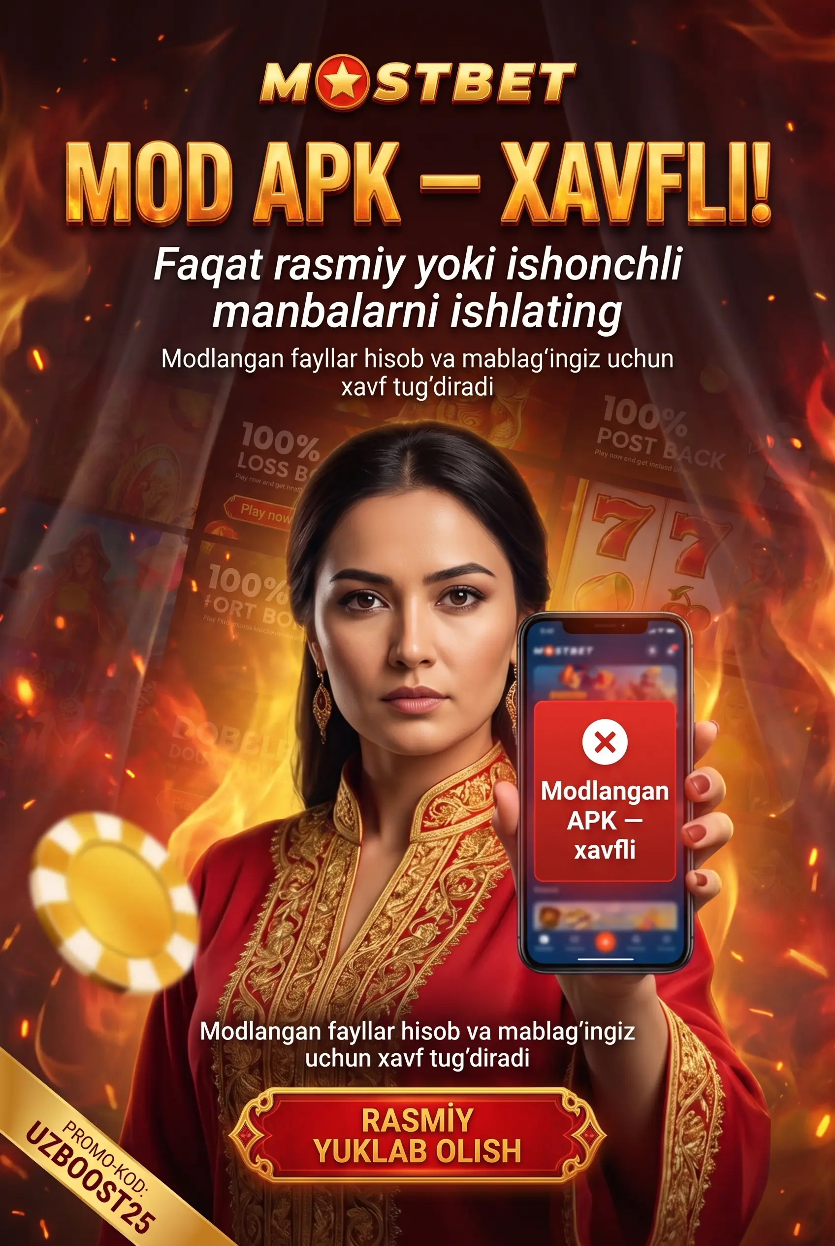 Mod APK xavflari haqida ogohlantirish