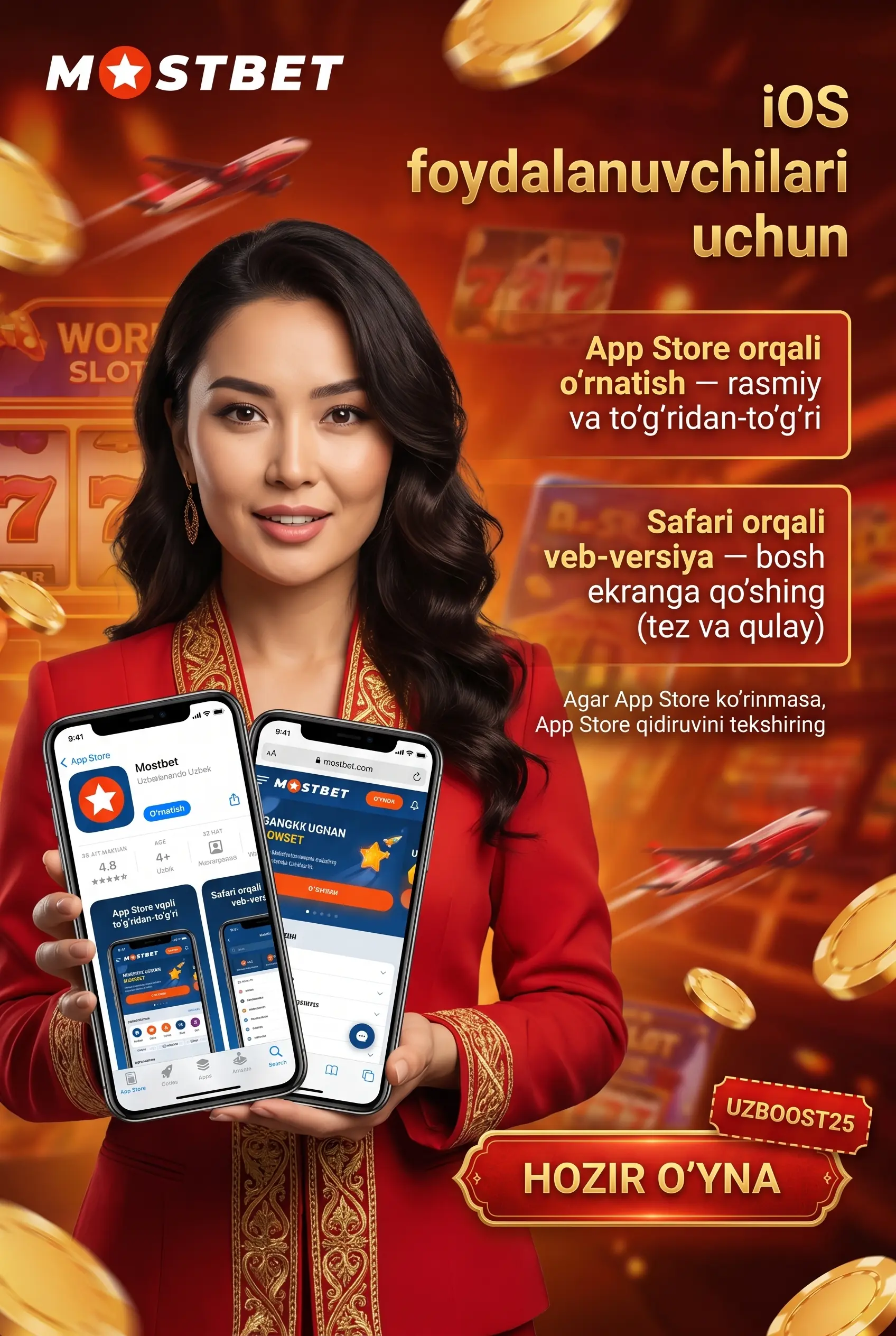 Mostbet iOS iPhone va iPad uchun