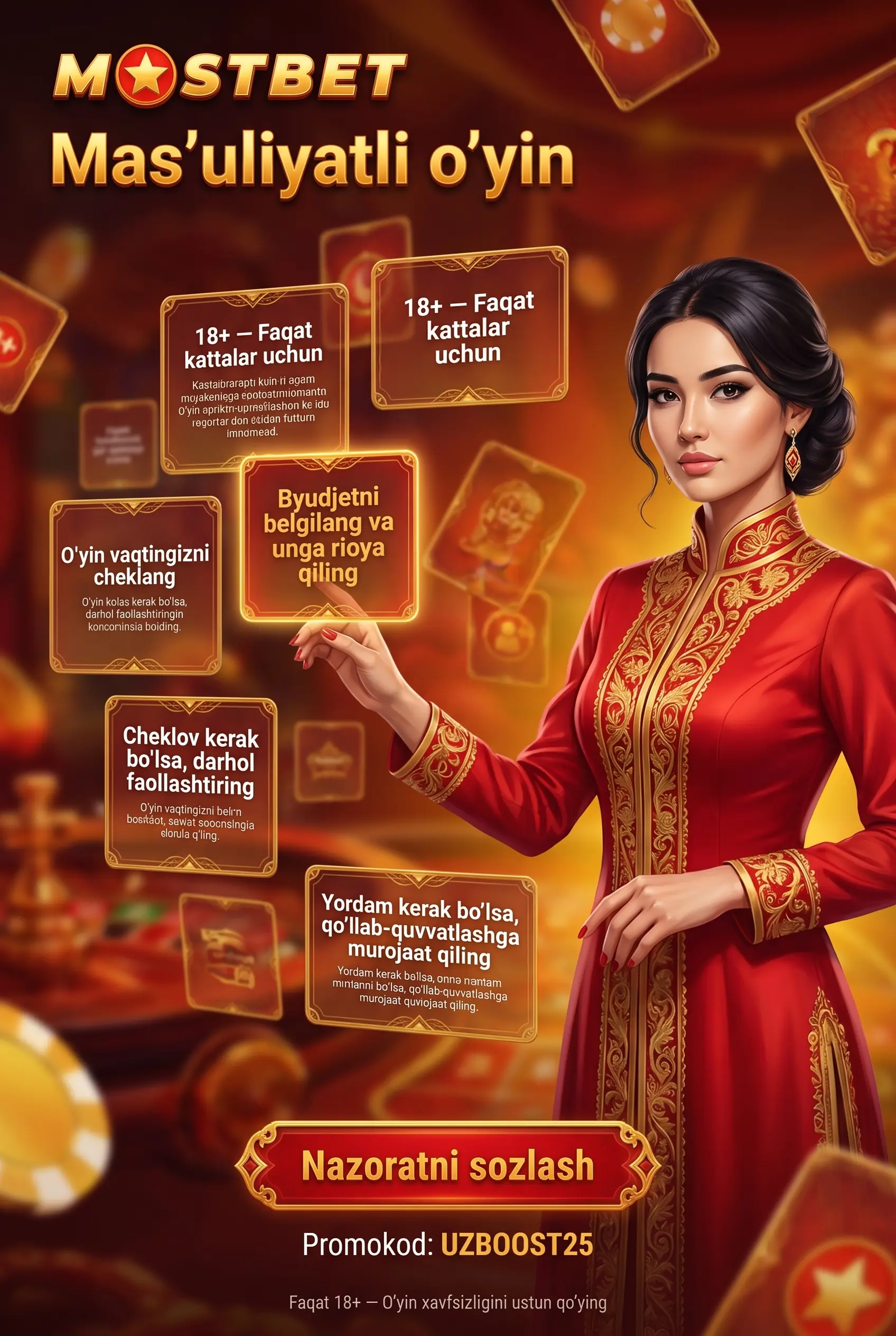 Responsible Gaming va mas'uliyatli o'yin