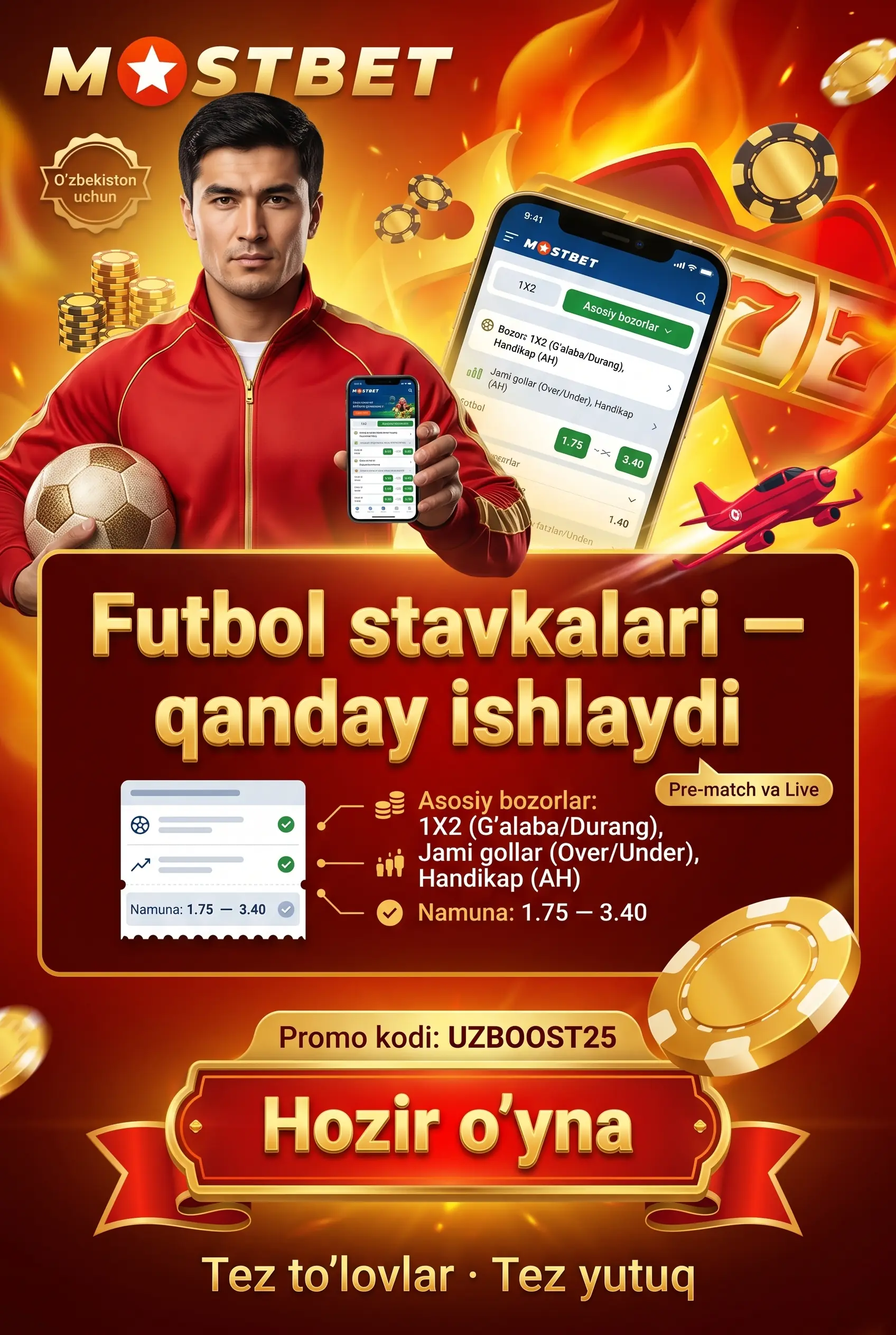 Futbol stavkalari qanday ishlaydi
