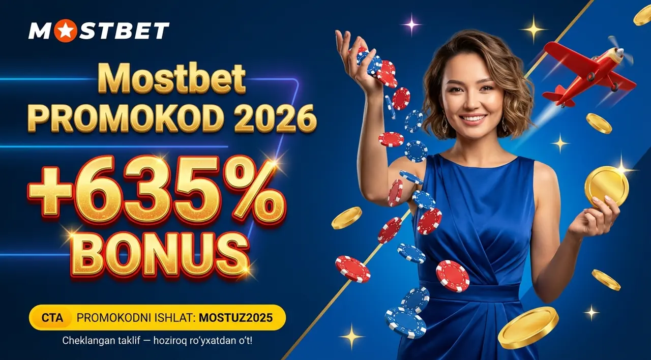 Mostbet promokod [simpcuda_current_year]: maksimal bonusga ega bo'ling