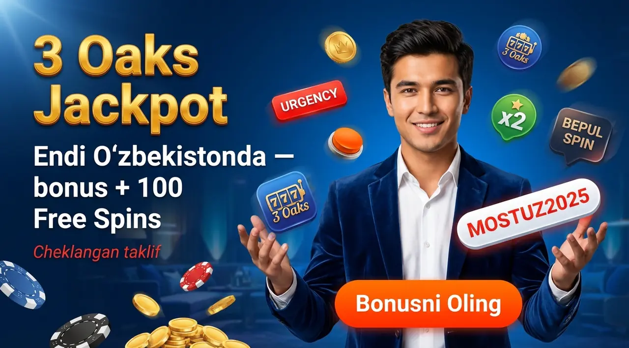 3 Oaks slot O'zbekiston